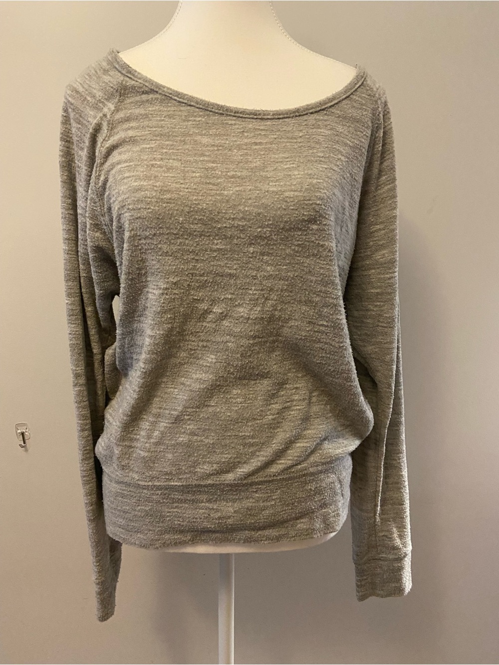 3 Lightweight Women's Scoop Neck Sweaters - Gray, Dark Grey and Black